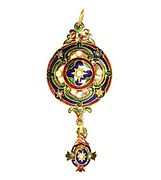 Holbeinesque pendant by John Brogden, circa 1870