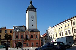 Masarykovo Square with the old town hall