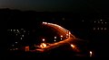 Mahabad Dam at night