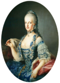 Porträt von Maria Karolina von Österreich