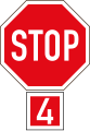 Four way stop