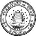 Seal of the Utah Territory (1850–1896)