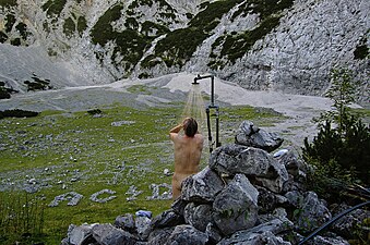 Duschen im Freien