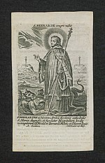 Print of Saint Bernard of Menthon, circa 1655 –1826, by Alexander Goetiers