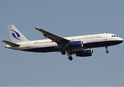 Airbus A320-200 der Blue Wings