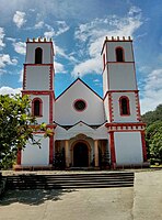 St Michael's Cathedral on Mangareva island