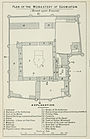 The plan of the cathedral and surrounding by H. F. B. Lynch, as of 1901