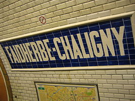 Faidherbe - Chaligny station