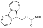 Structural formula of the Fmoc protecting group