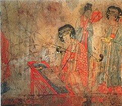 Fresco from the Liao dynasty (907–1125) tomb at Baoshan, Ar Horqin Banner