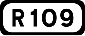 R109 road shield}}