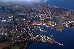 Aerial view of Nyborg