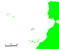 Vị trí của Porto Santo