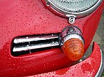 Porsche 356 B, other detail of the front