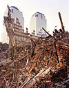 Rubble of South Tower