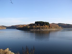 Der Stausee bei Radevormwald-Honsberg