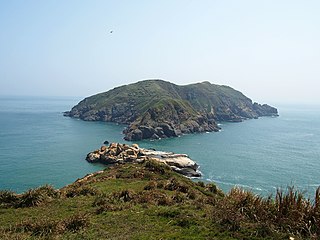 View of nearby Xiaoqiu Island