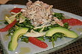 Crab and avocado salad