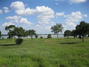 The lake in Eagle Lake from the north side