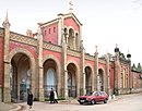 Stadtfriedhof Engesohde: Eingang, Kapelle, Mauer, Arkaden, Kolumbarium, Grabmäler