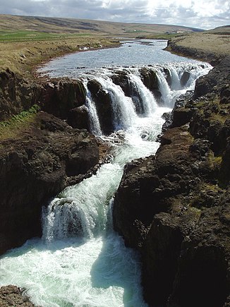 Der Efrifoss ist der oberste der Kolufossar