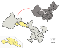 Zhangye in Gansu