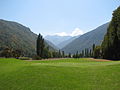 9th green Luchon golf.