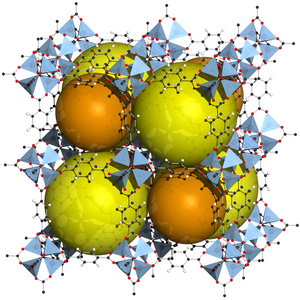 Kristallstruktur von MOF-5