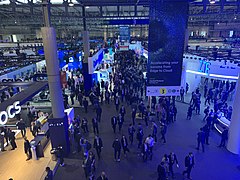 Exhibition floor of MWC Barcelona 2019