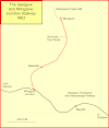 Glasgow and Milngavie Junction Railway system map in 1863