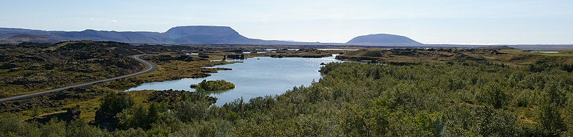 Mývatn from Höfdi nature park