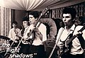 The Night Shadows im Tanzsaal von Otto Hopp in Hamburg-Wilhelmsburg 1963, von links Hartmut Beckedorf, Hans Jürgen Weber, Kurt Mehner, Bruno Borchart