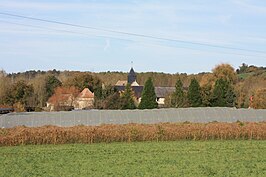 Gezicht op Nampteuil-sous-Muret