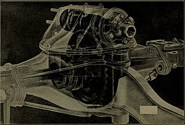 Kraftfahrzeug, Differentialgetriebe mit Schneckenantrieb