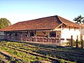 Ehemaliges Lager­haus beim Bahnhof