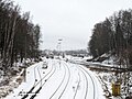 Bahnhof Marktredwitz, verschneit