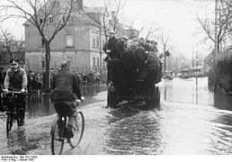 Hochwasser der Chemnitz in Chemnitz-Furth (Januar 1932)