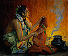 E. Irving Couse, Smoke Ceremony, 1919