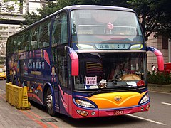 Bus tingkat antarkota di Taiwan (2007)