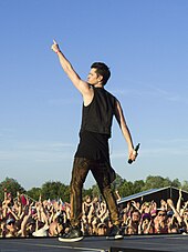 Former Benildus student Danny O'Donoghue, from Dublin band The Script