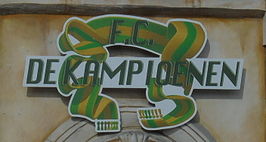 Het logo van voetbalclub F.C. De Kampioenen