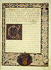 Ausgabe von Costanzo Felici aus dem 16. Jahrhundert mit einer Widmung an Papst Leo X.