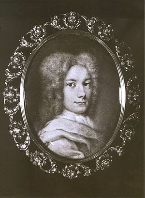 Porträt Georg Friedrich Händel (Reproduktionsfotografie der Miniatur) (Christoph Platzer)