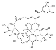 Chemical structure of granatin B