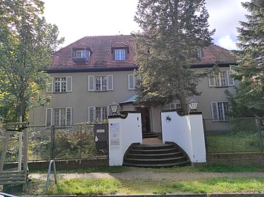 Außenansicht des Institutes für Museumsforschung. In der Halde 1, 14195 Berlin