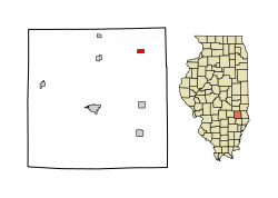 Location of Yale in Jasper County, Illinois