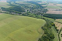 Aerial view of Káva