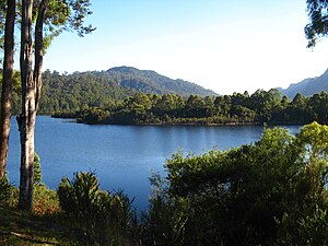 Lake Rosebery von Tullah aus