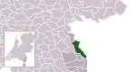 Location of Bergen, Limburg