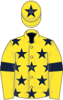 Yellow, Dark Blue stars, armlets and star on cap